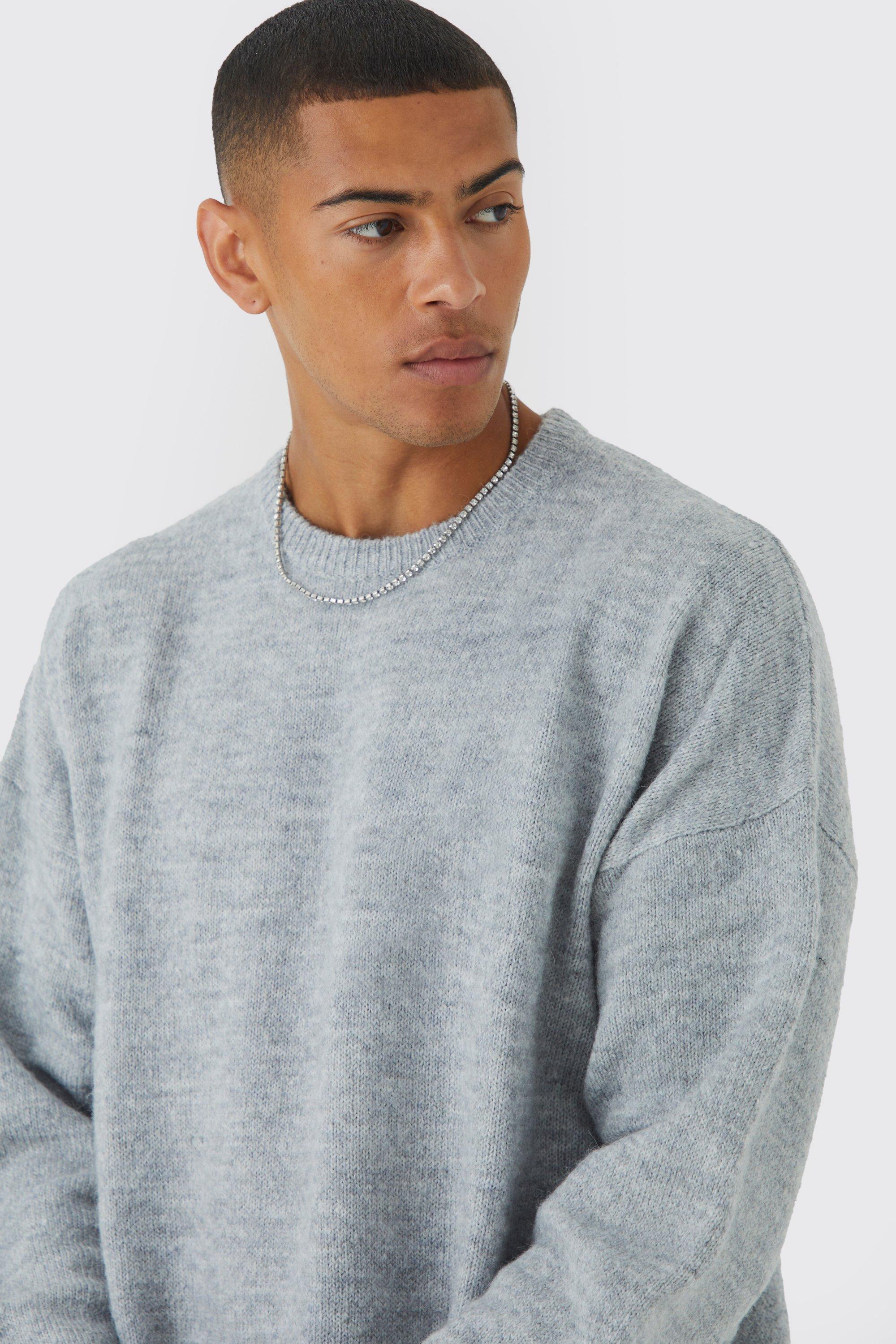 Crew neck shop jumper with shirt